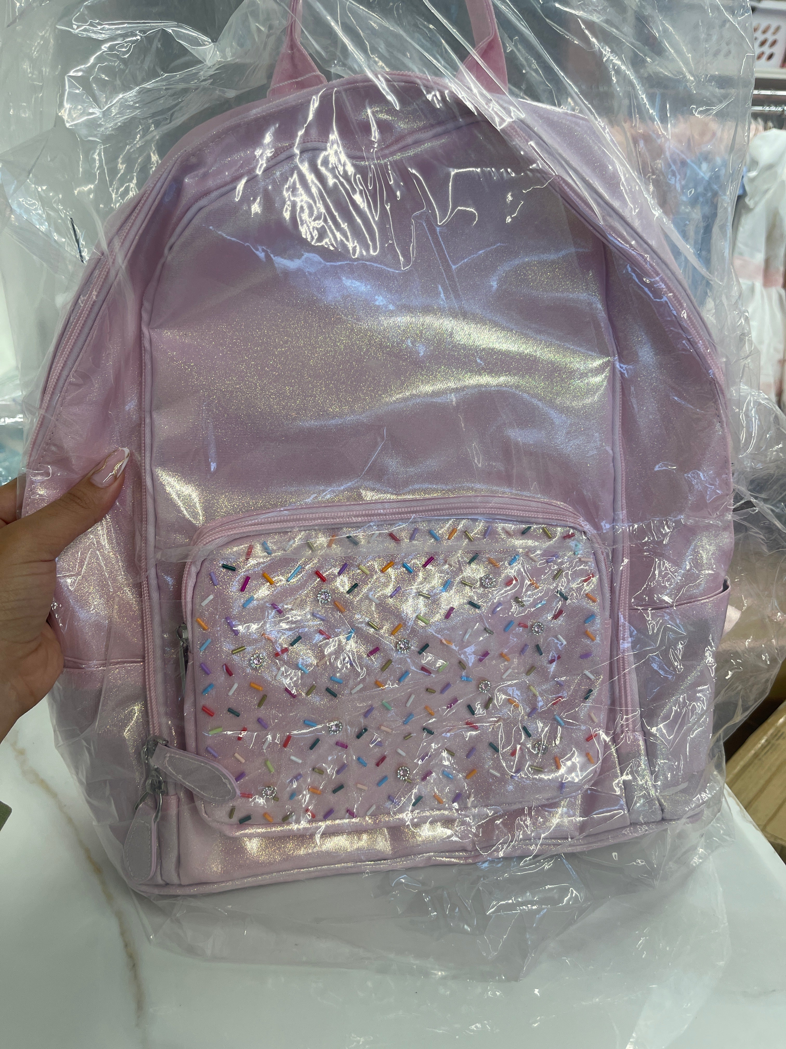 Pink Sparkle Backpack