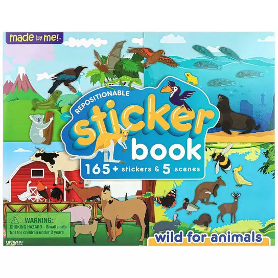 Sticker Book - Wild For Animals