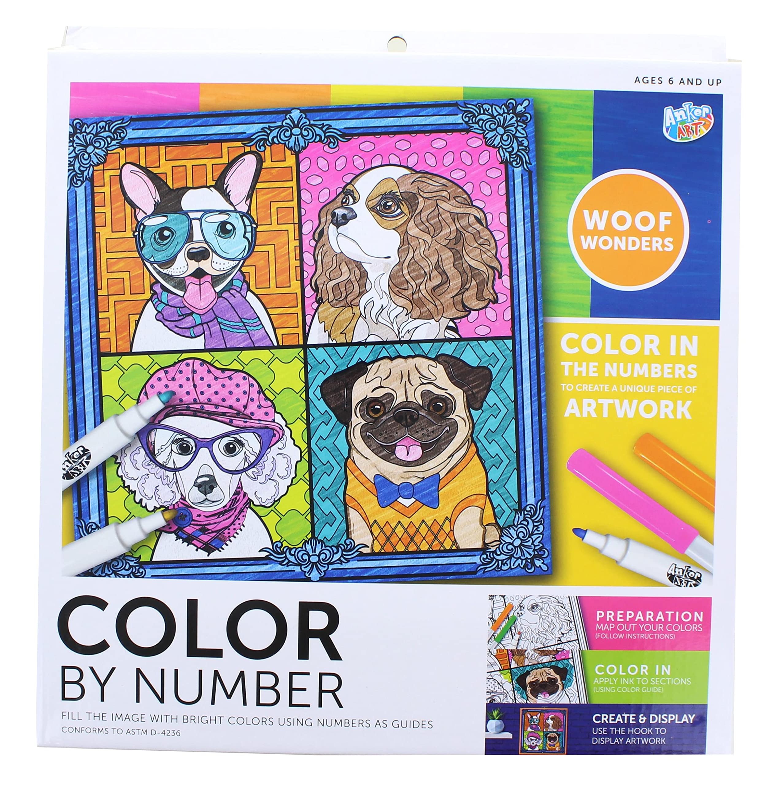 Dogs Color By Number