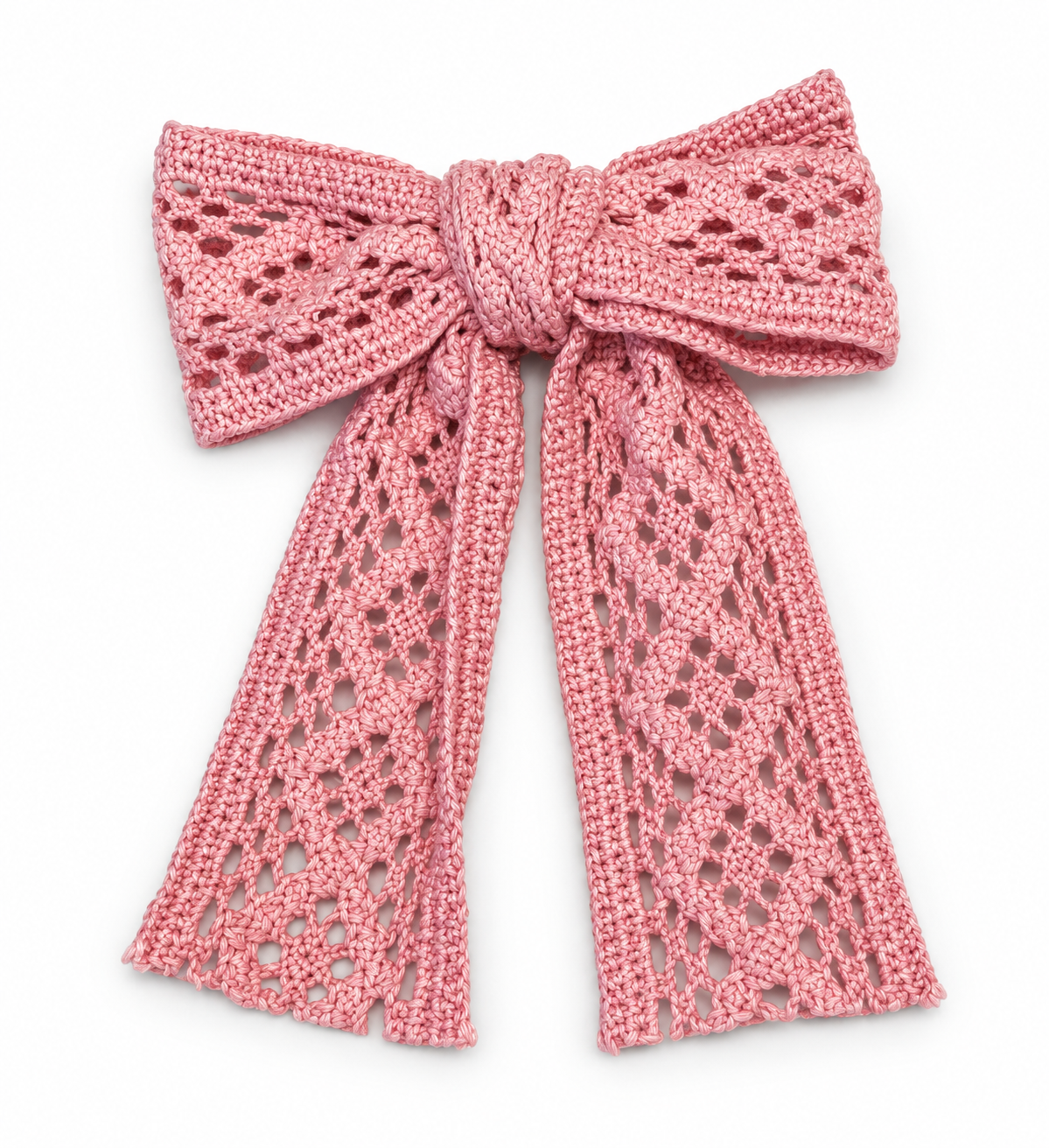 Rosette Crochet Lace Bow