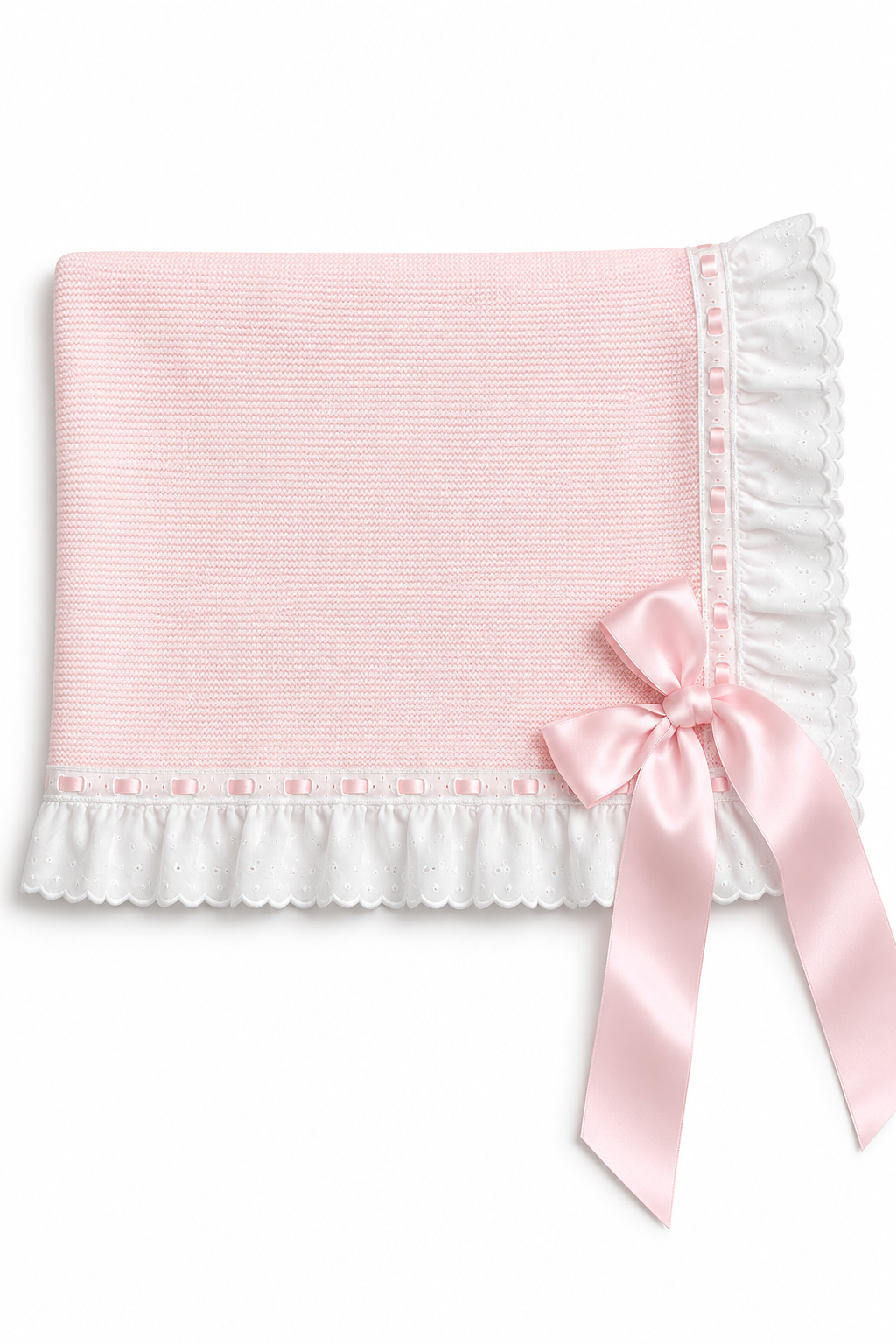 Vintage Pink Baby Blanket