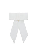The Gala Bow Clip - White