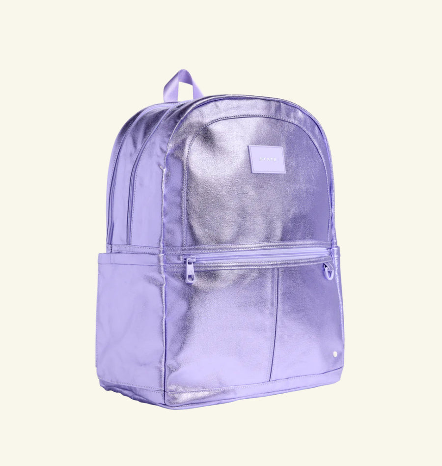 Lilac Kane Double Pocket Large Backpack