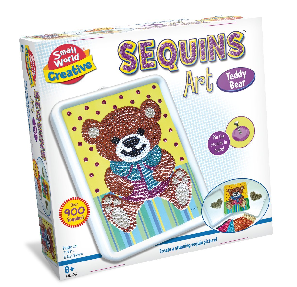 Sequins Art Teddy Bear