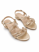 Golden Butterflies Sandals