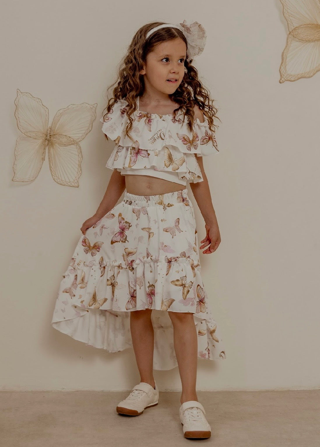 Twinkle Flight Long Skirt Set