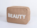 Tan Beauty Pouch