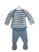 Capri Baby Set - Azul Empolvado