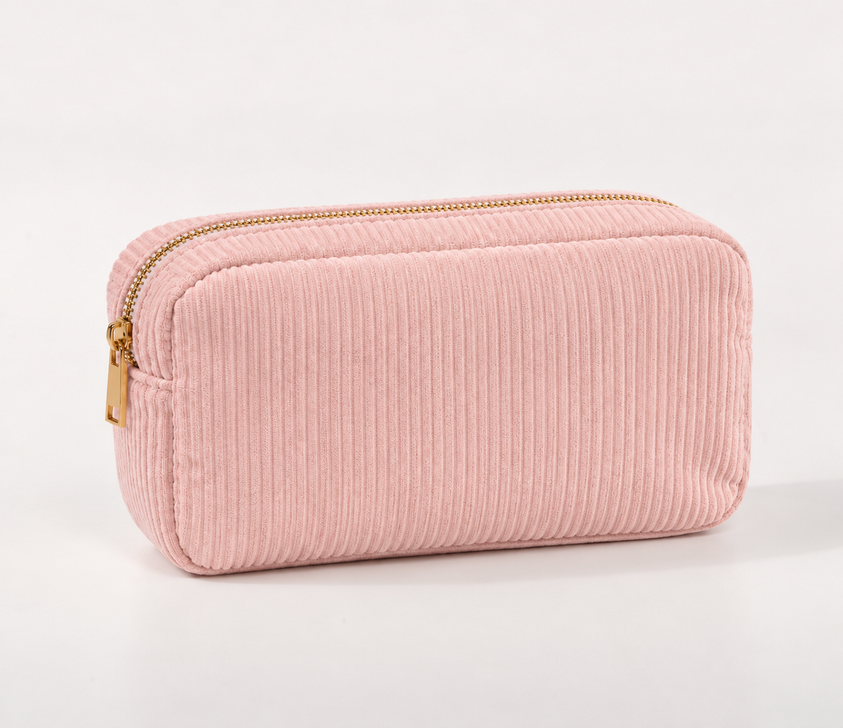 Large Pink Textured Pouch