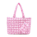 Quilted Scrunchies Large Tote Bag