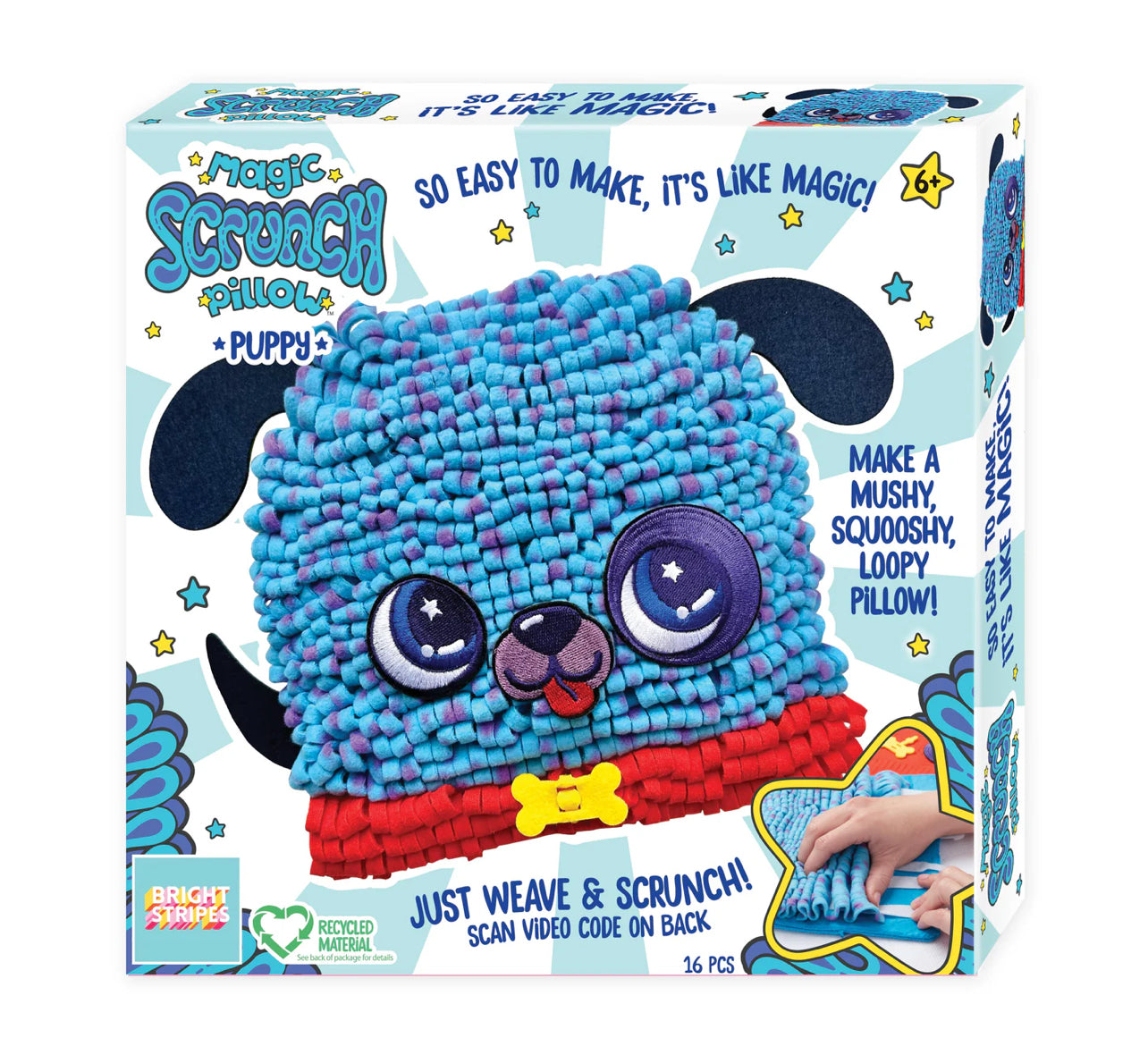 Magic Scrunch Pillow: Puppy