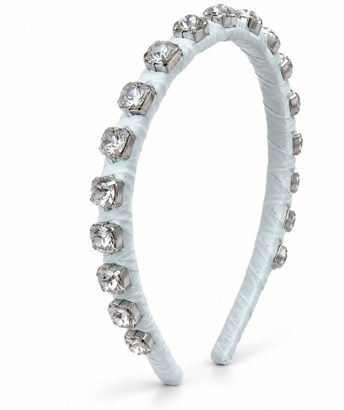 Icy Crystal Wrapped Headband