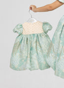 Golden Lines Baby Dress