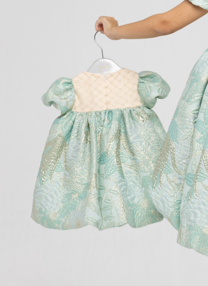 Golden Lines Baby Dress