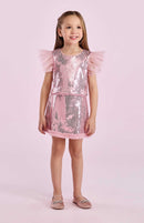 Pink Sequins Set
