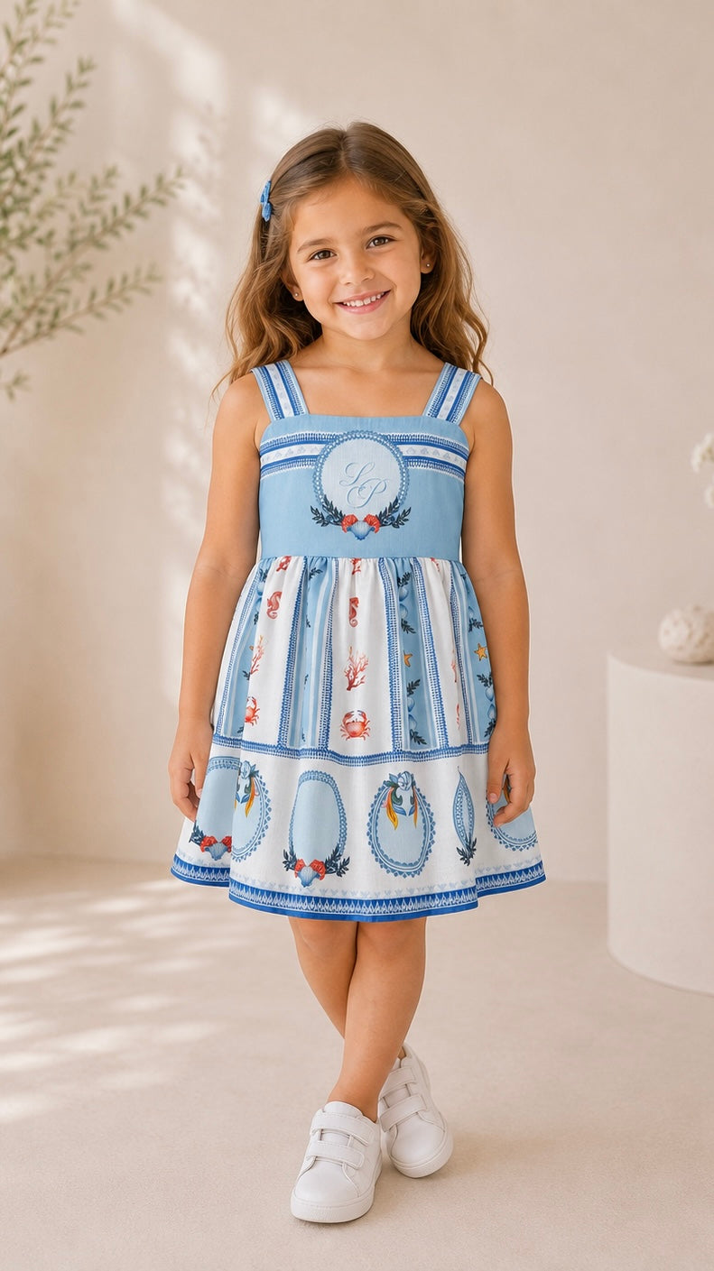 Blue Beach Dress