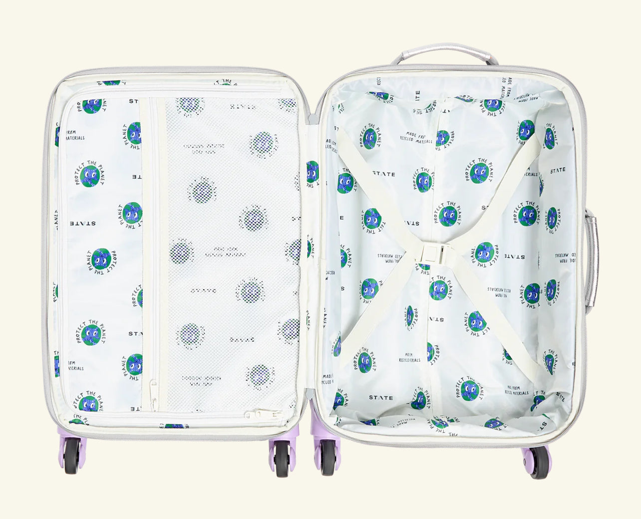 Logan Carry-On Suitcase Hearts