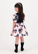 Blake Bow Print Black