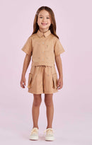 Beige Short Set