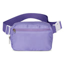 Lavender Nylon Belt Bag