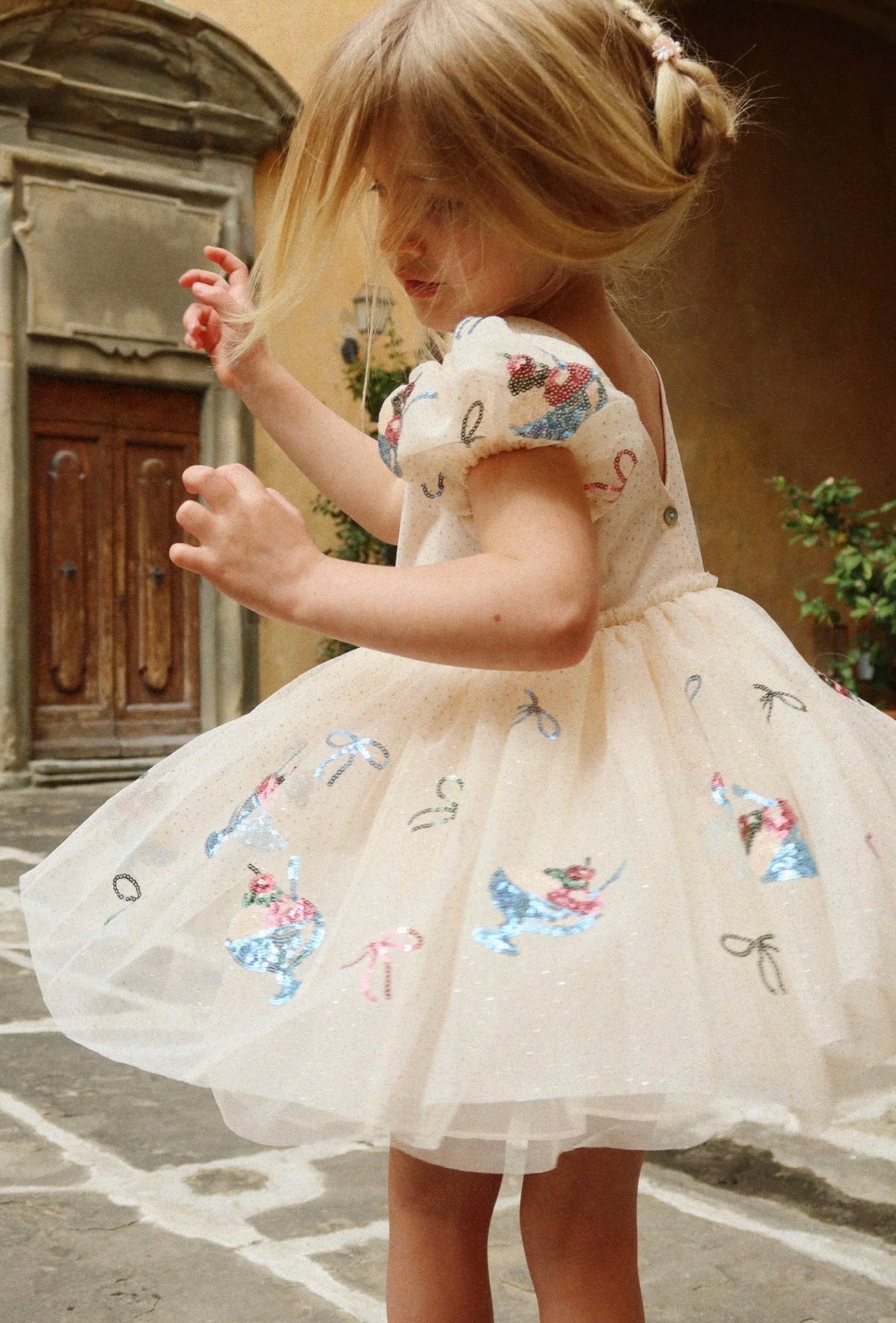 Yvonne Puff Dress Gelato