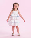 Pink & Light Blue Dress