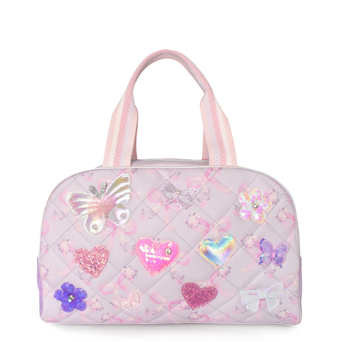 Butterfly Applique Duffel Bag
