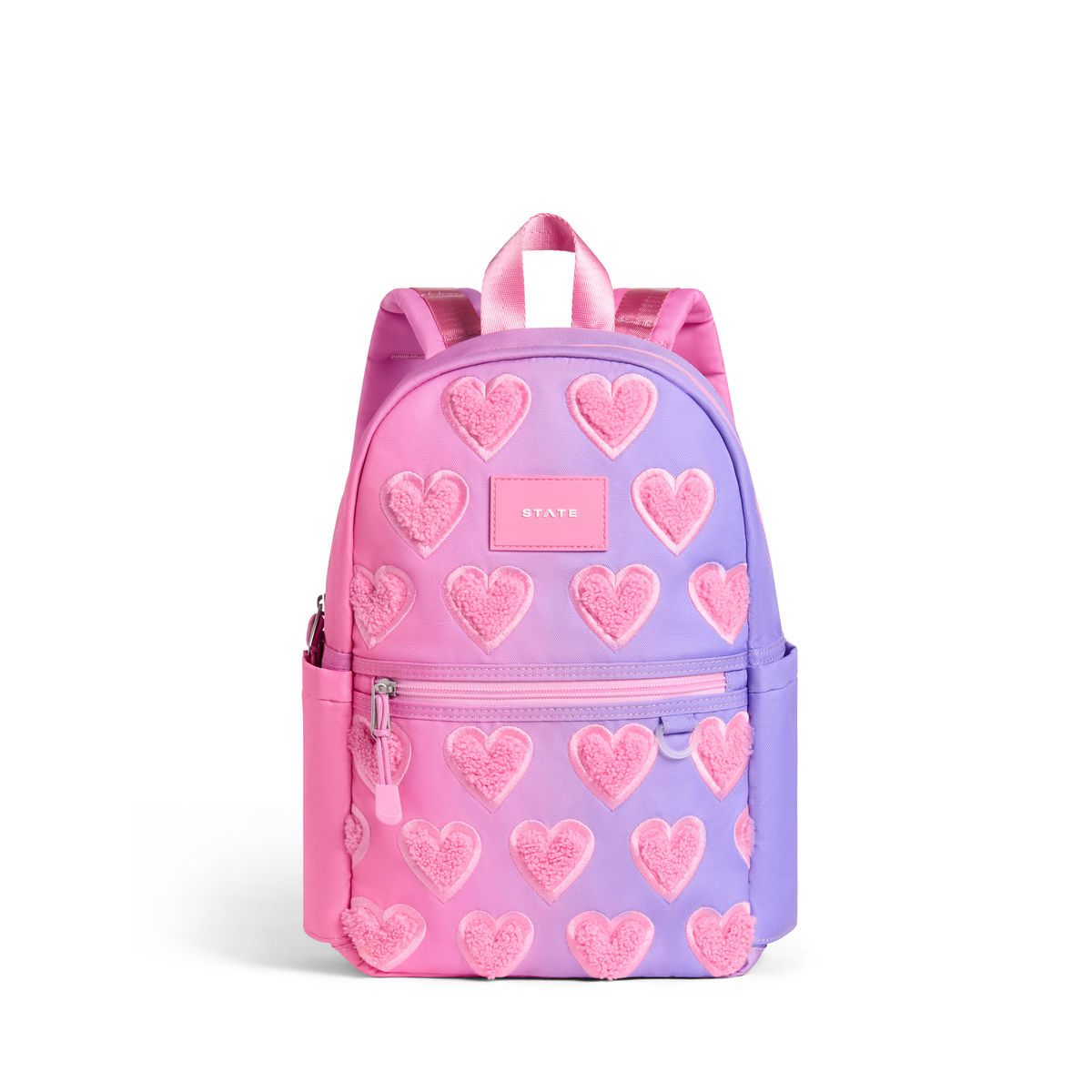 Mini Backpack Ombré Fuzzy Hearts