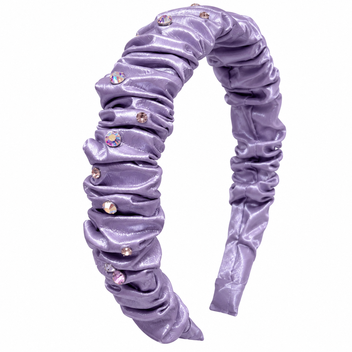 Crinkle Headband Lavanda