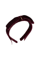 Matilda Velvet Headband - Burgundy
