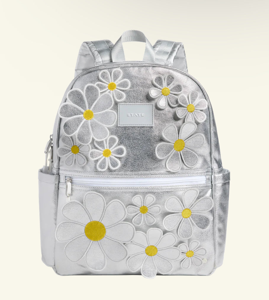 3D Daisies Double Pocket Backpack