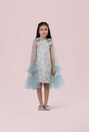 Beauty Hearts Blue Dress