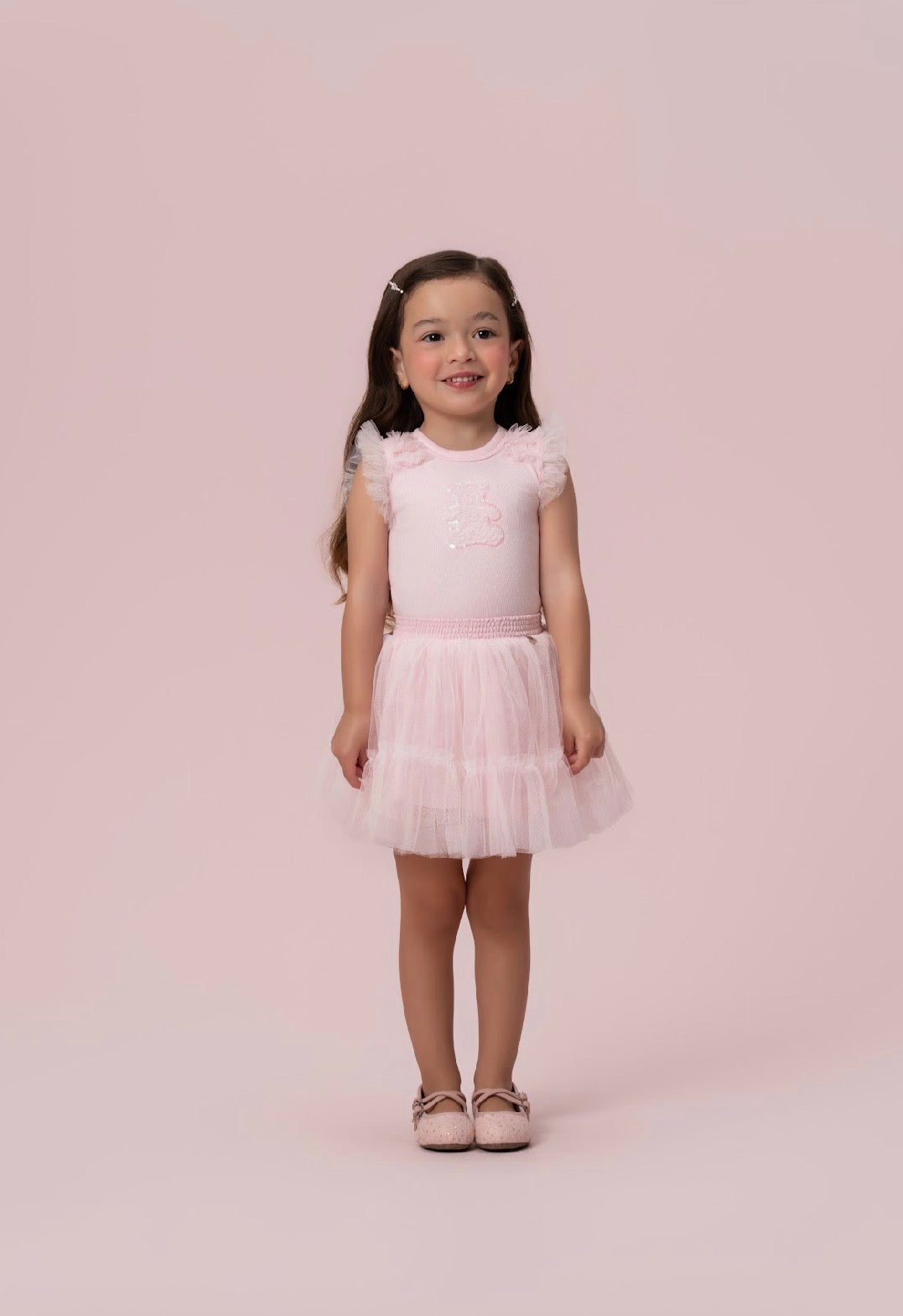 Pinky Tulled Set