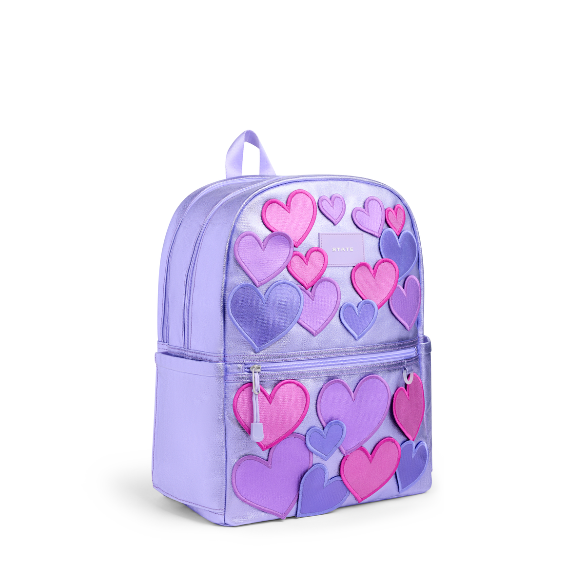 Kane Double Pocket Backpack 3D Hearts
