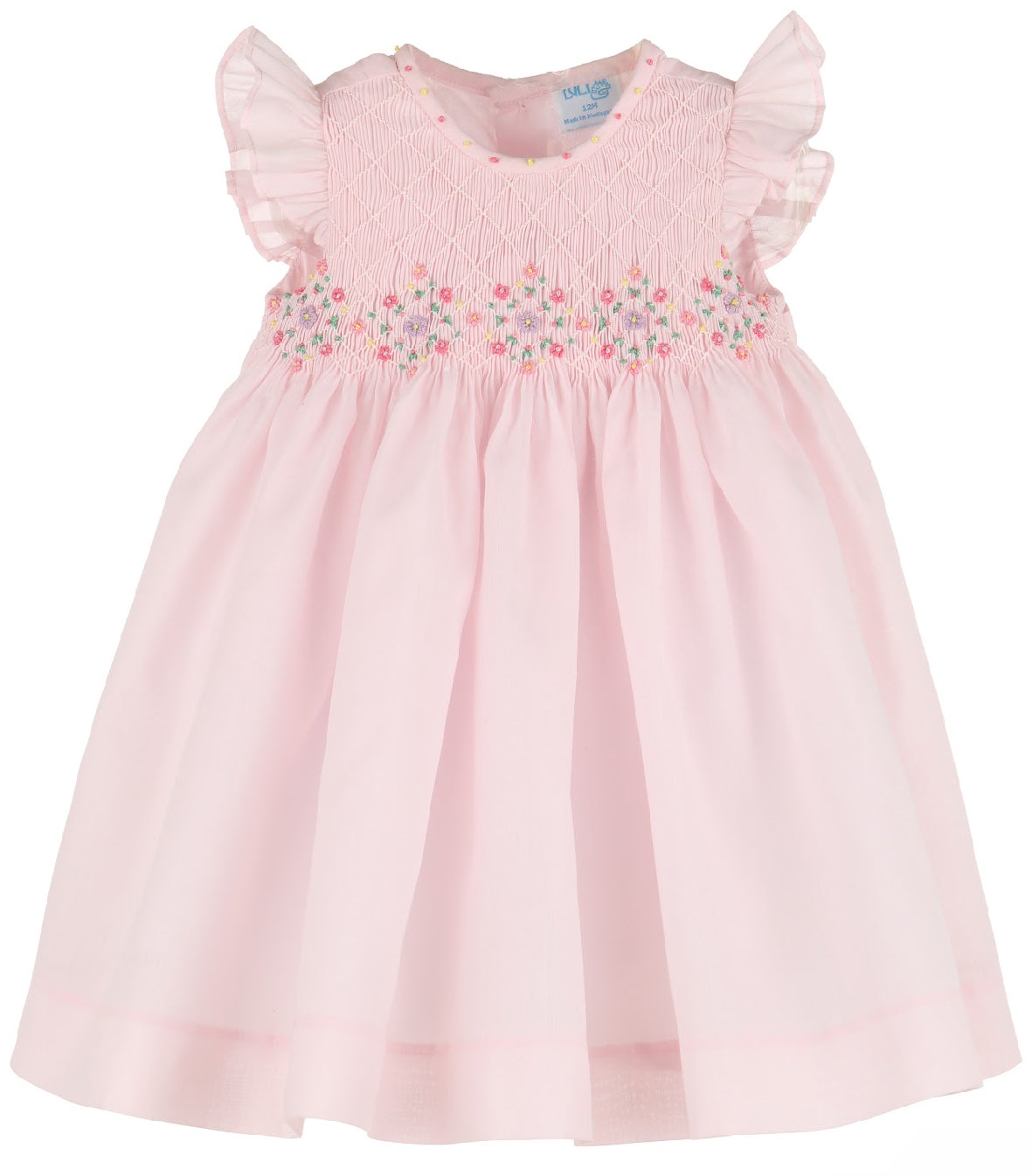 Classical Diamond Smock Dress