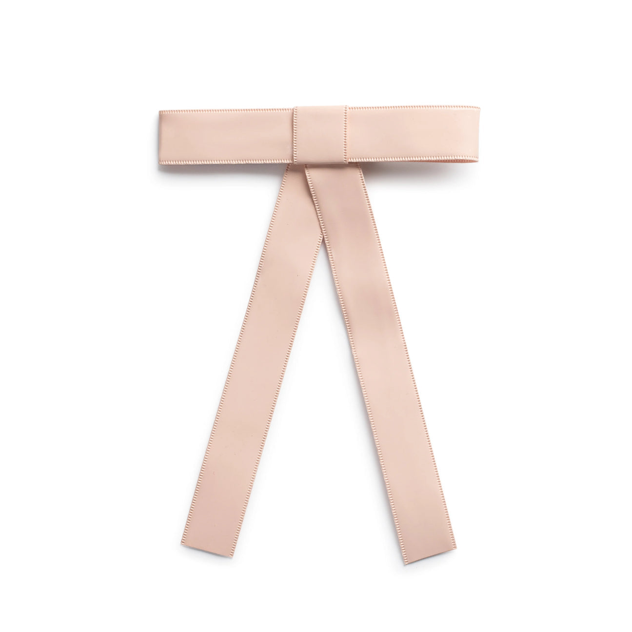 Taffy Patent Leather Bow Clip Blush