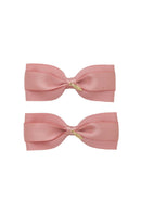 Layla Duo Bow Clip Set of 2 - Sweet Néctar