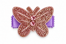 Lilac Crystal Butterfly Clip