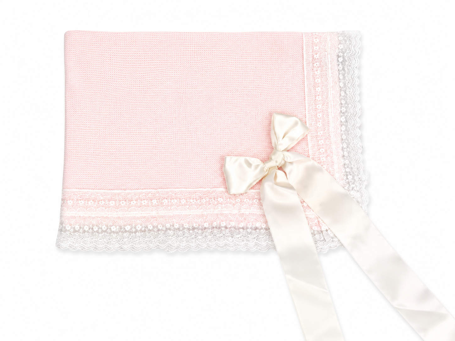 Pink Laced Blanket