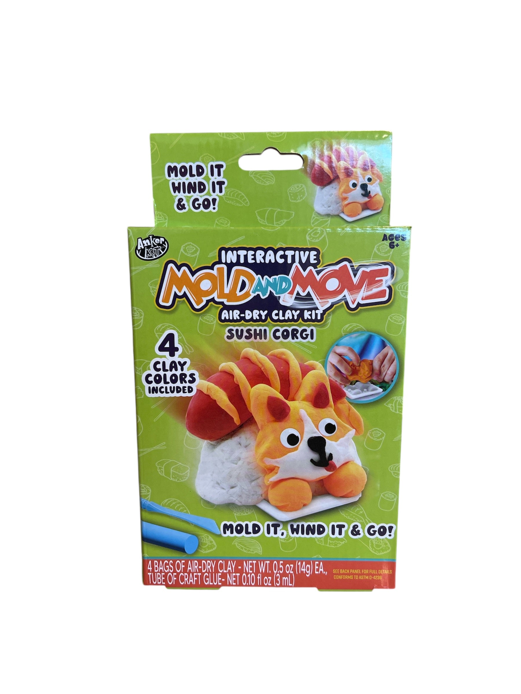 Interactive Mold And Move Sushi Corgi