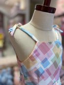 Multicolor Checked Dress