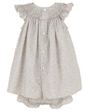 Floral Print Smock Bishop