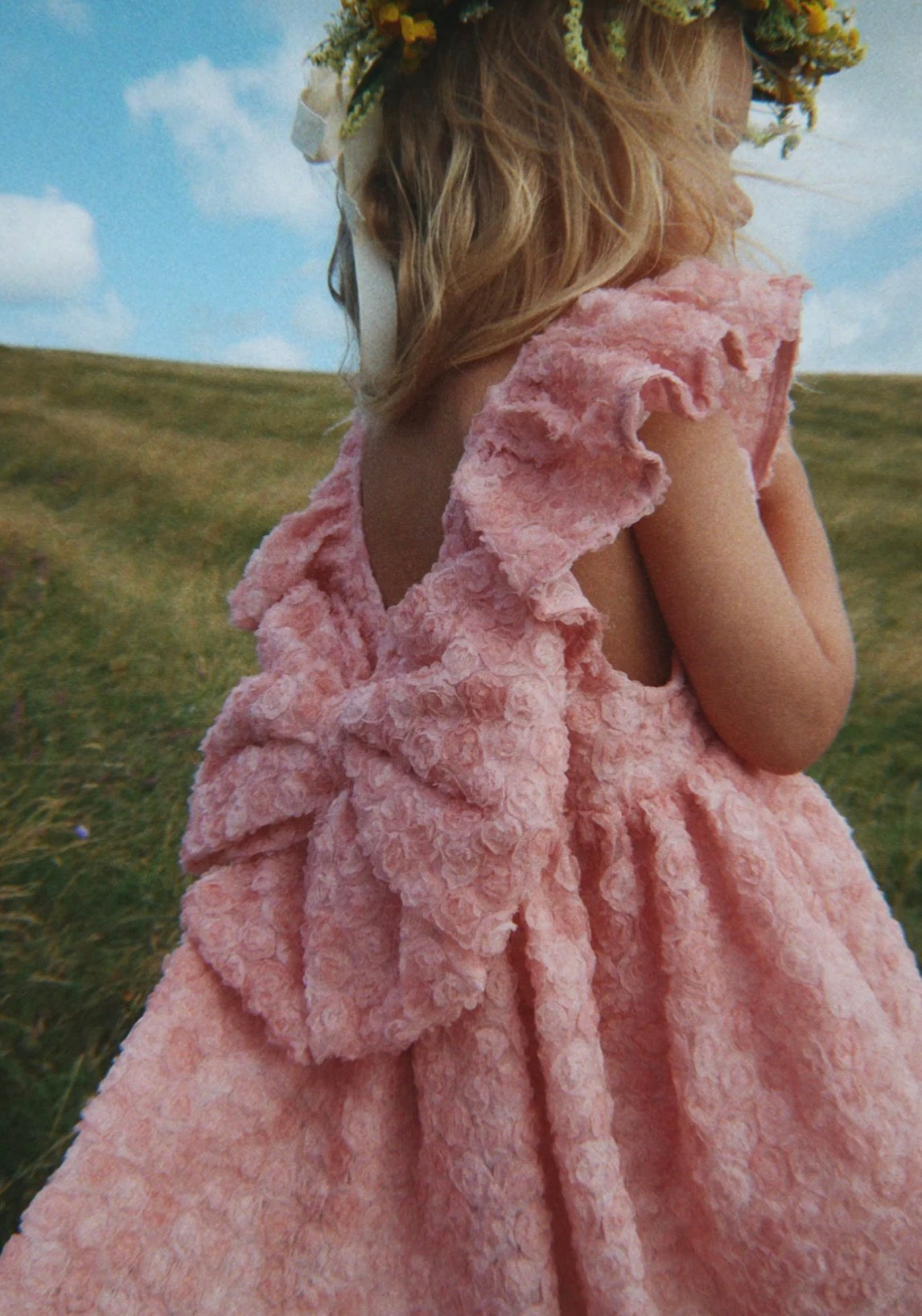 Ally Flower Dress - Pink