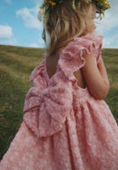 Ally Flower Dress - Pink