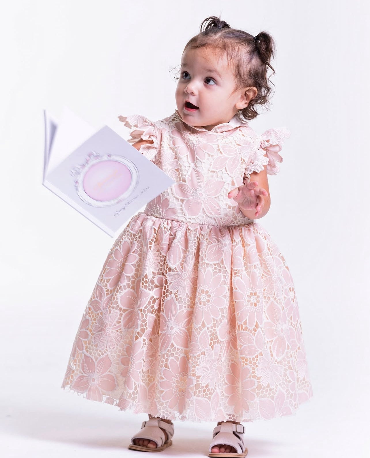 Sweet Peach Baby Dress