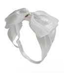Primrose Bow Wrap - White/Silver