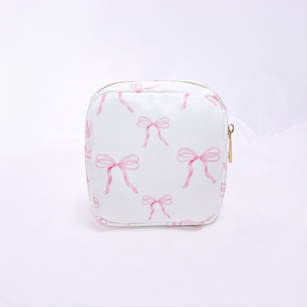 Beauty Bows Pouches - White