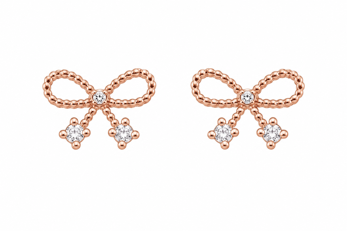 Rose Gold Earrings