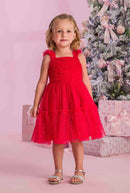 Red Glittered Dress