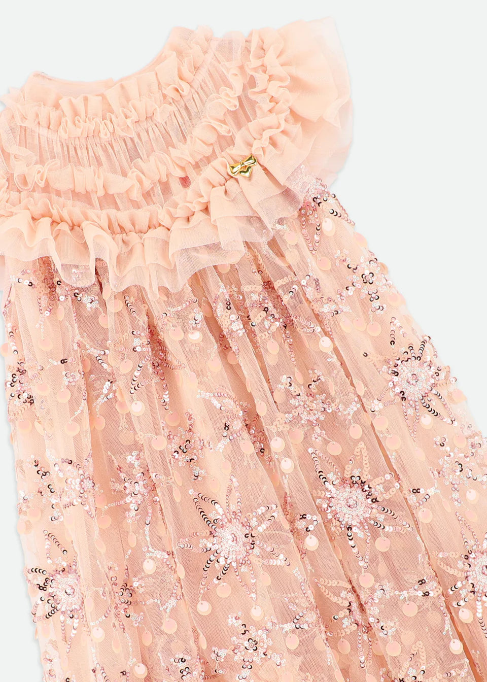 Dominique Blush Flower Dress